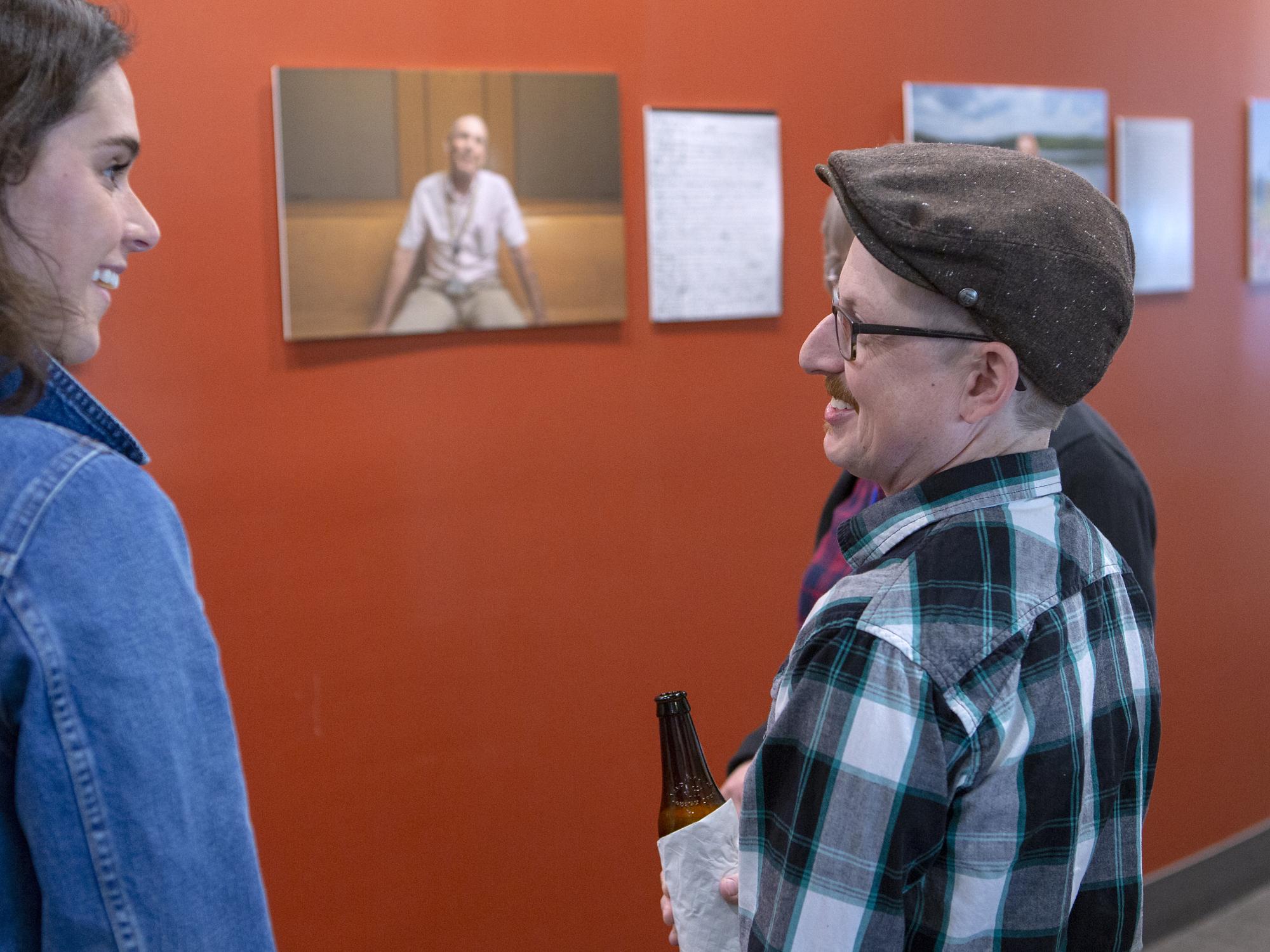 Art reception features "Stigma People"