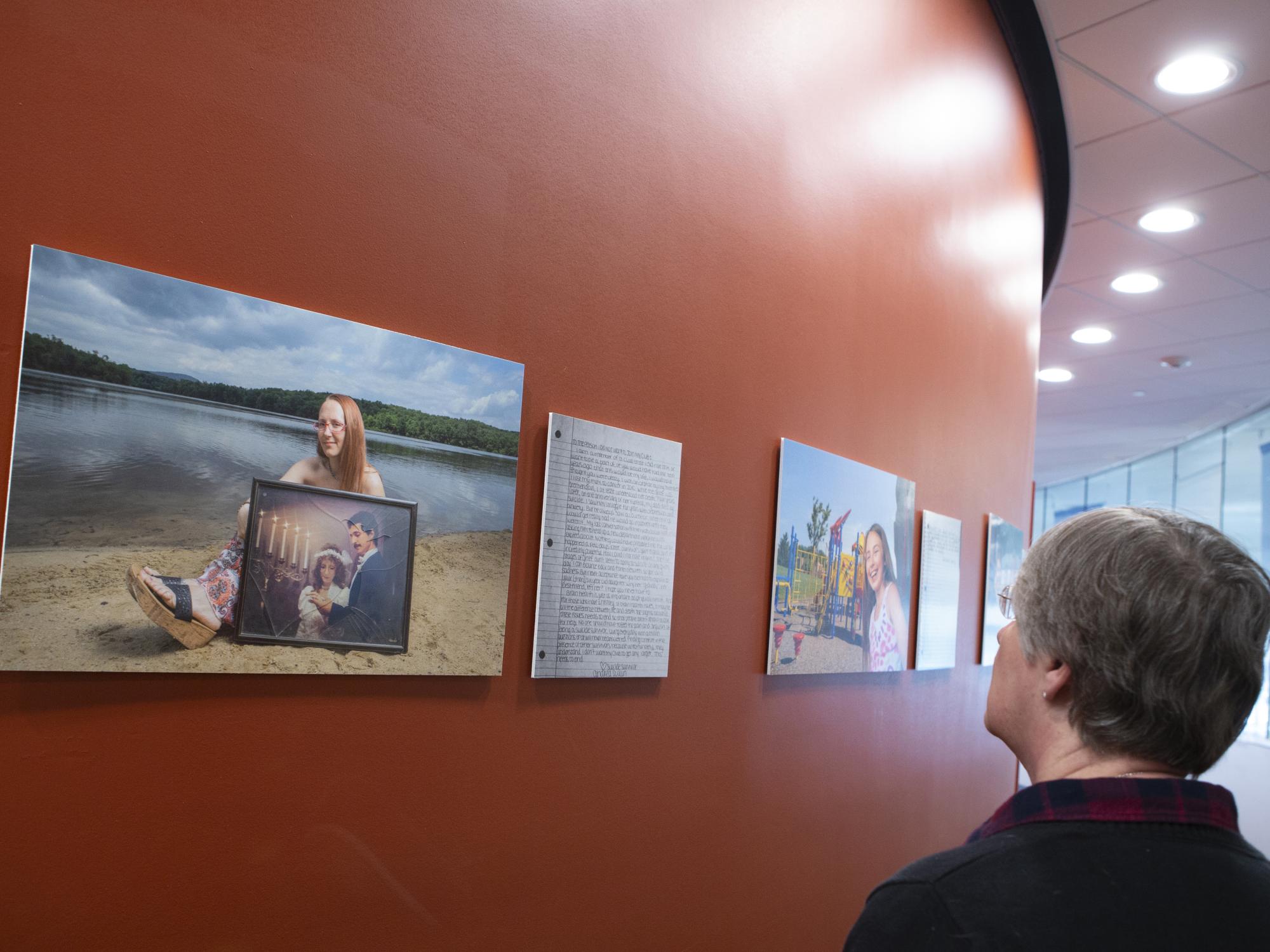 Art reception features "Stigma People"