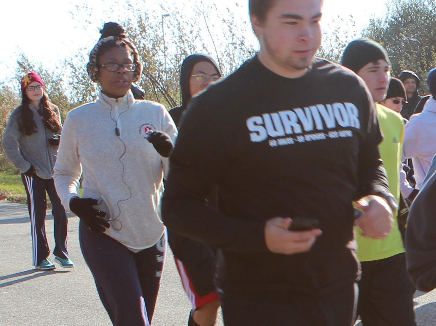Student at Turkey Trot 5K