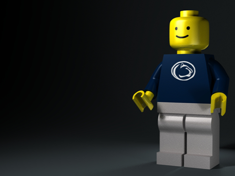 3-D lego figure