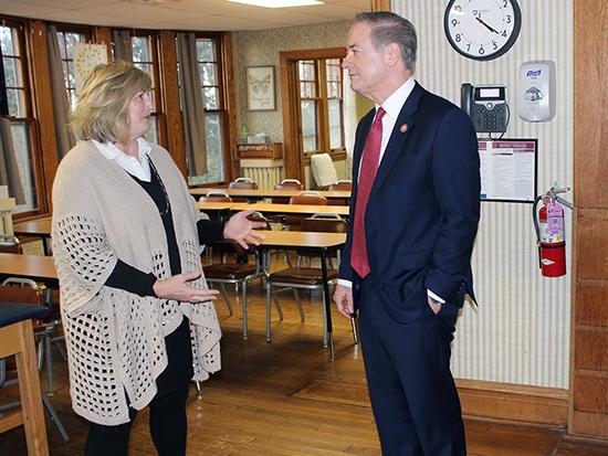 Dr. Angela Hissong with Rep. John Joyce