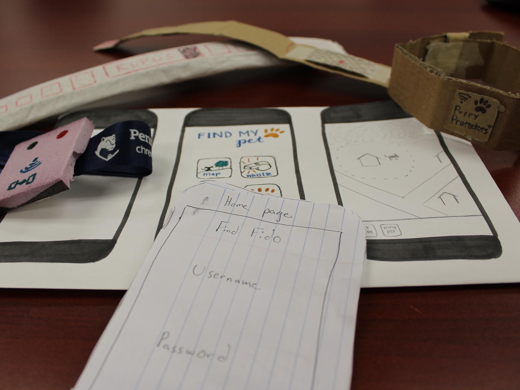 Paper and cardboard prototypes for engineering design 100 course