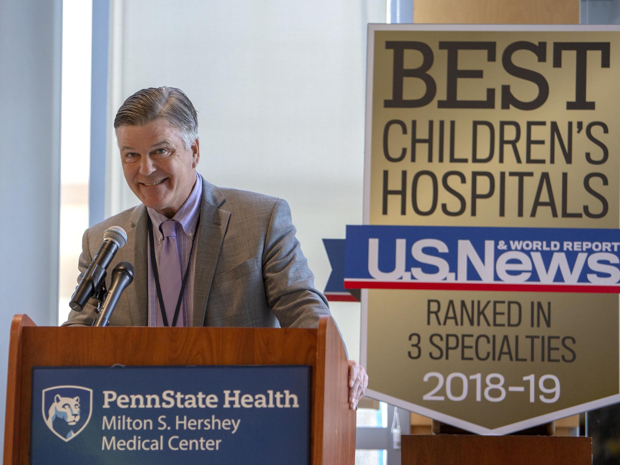 "Topping Off" ceremony at Penn State Children's Hospital