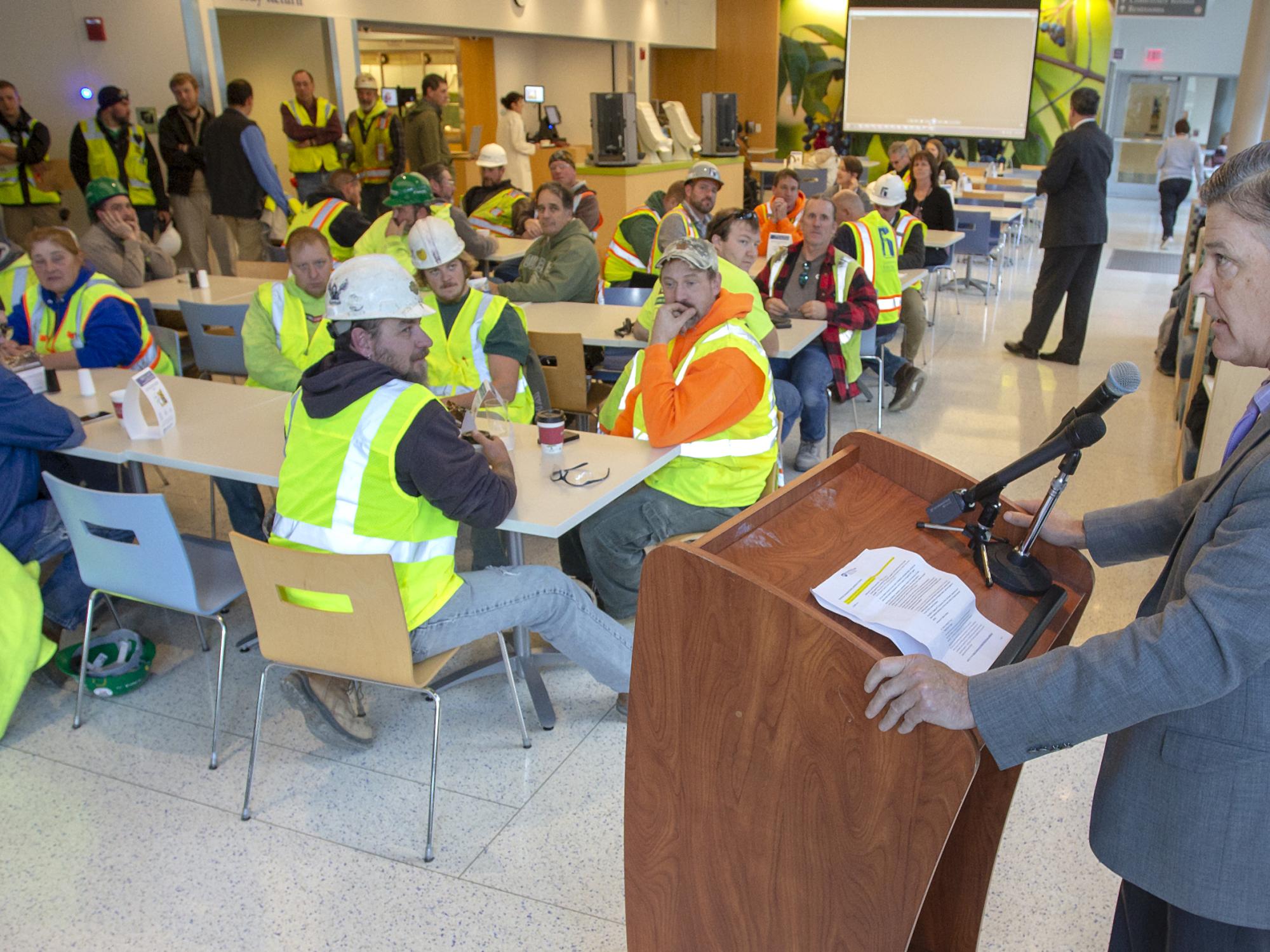 "Topping Off" ceremony at Penn State Children's Hospital