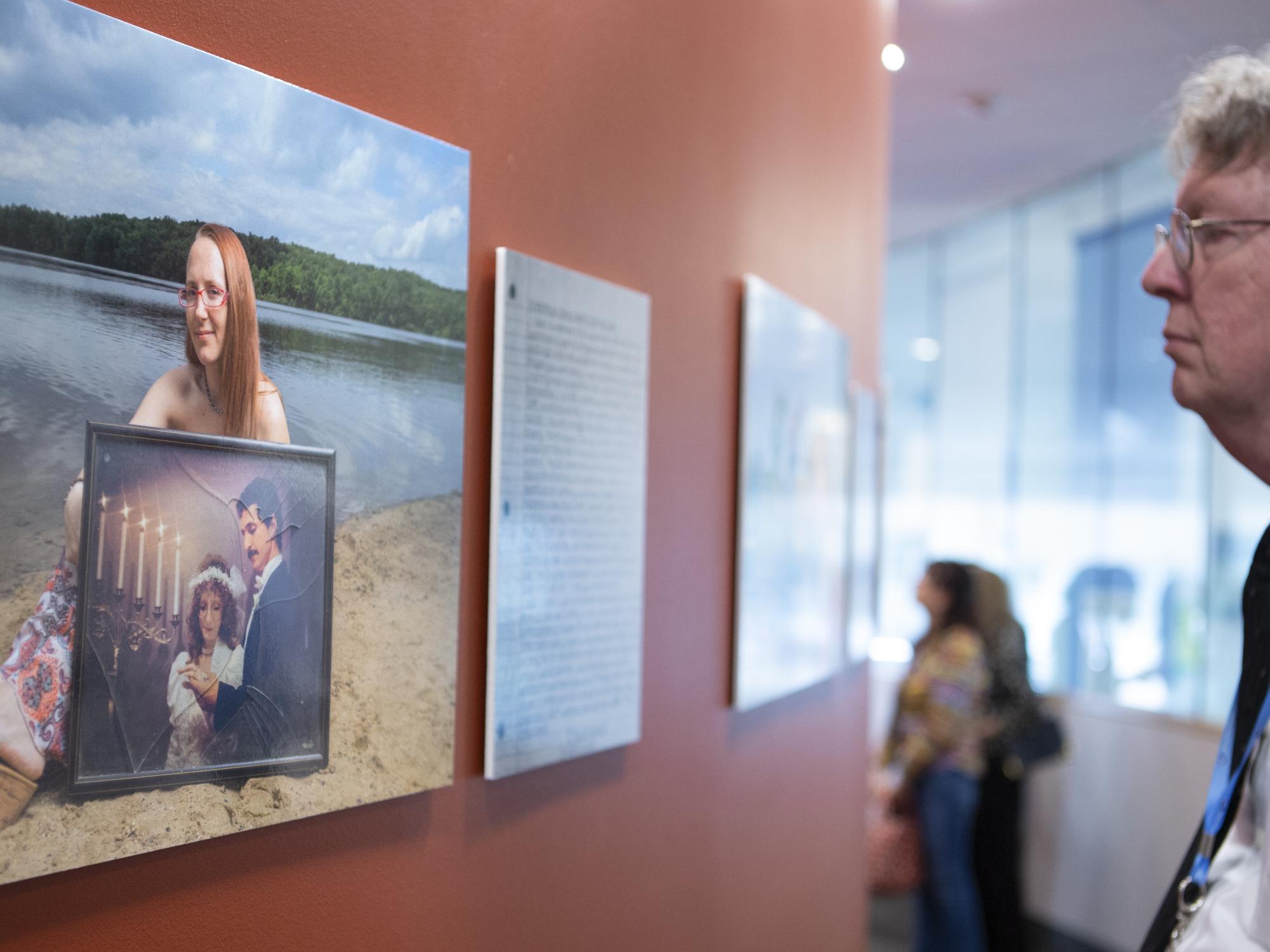 Art reception features "Stigma People"