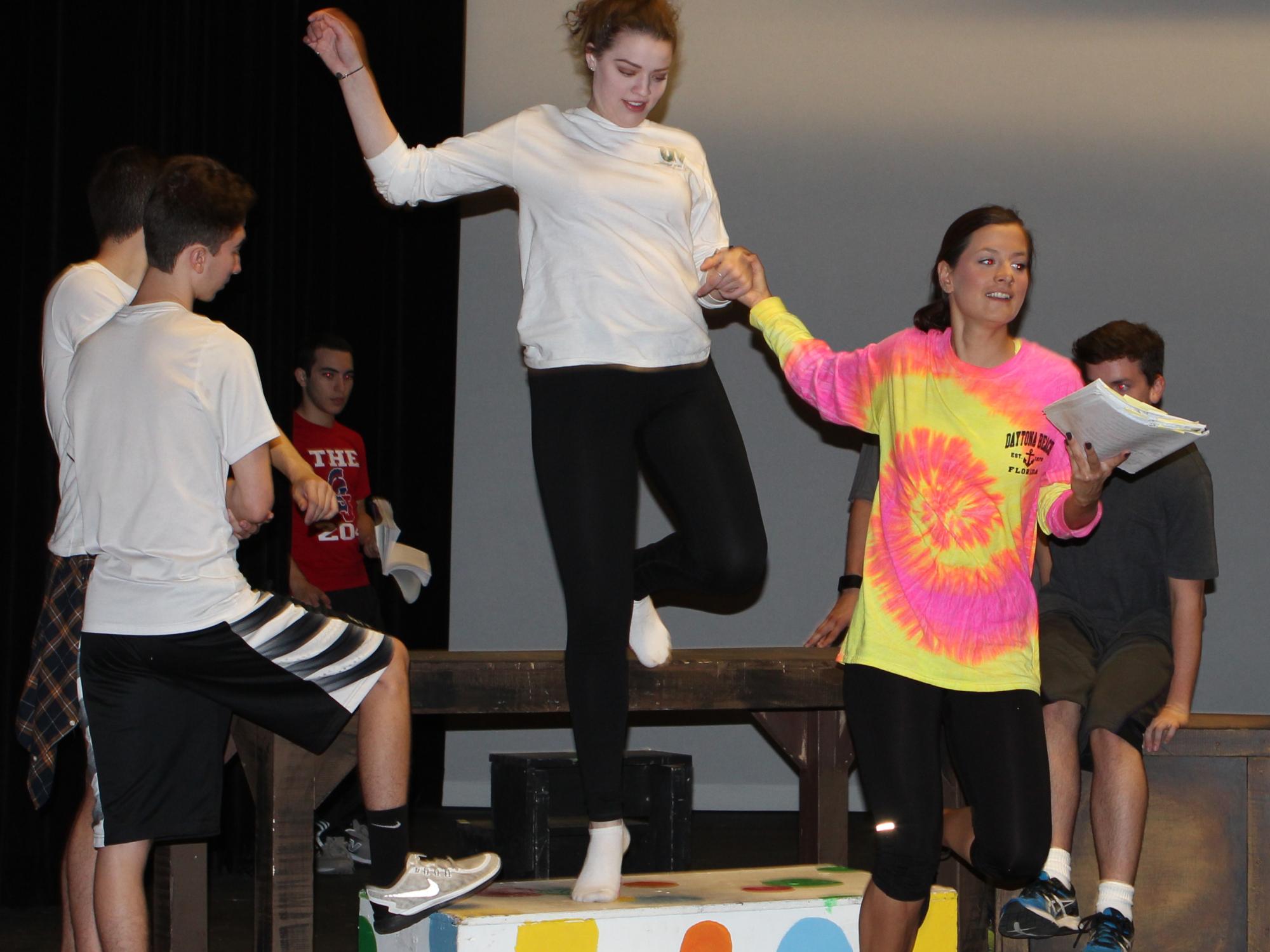 Choreographer and actors