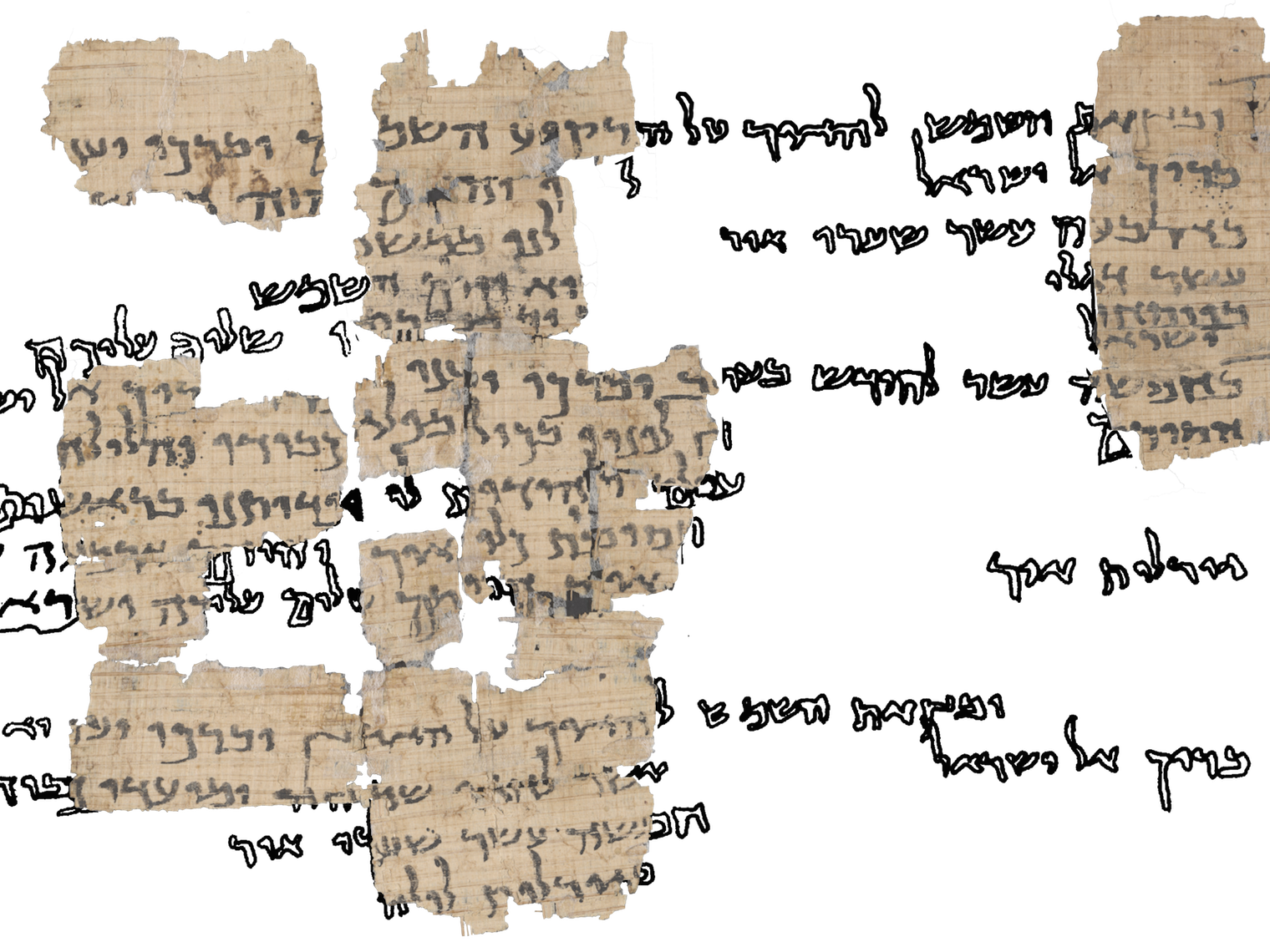 DSS fragments connected