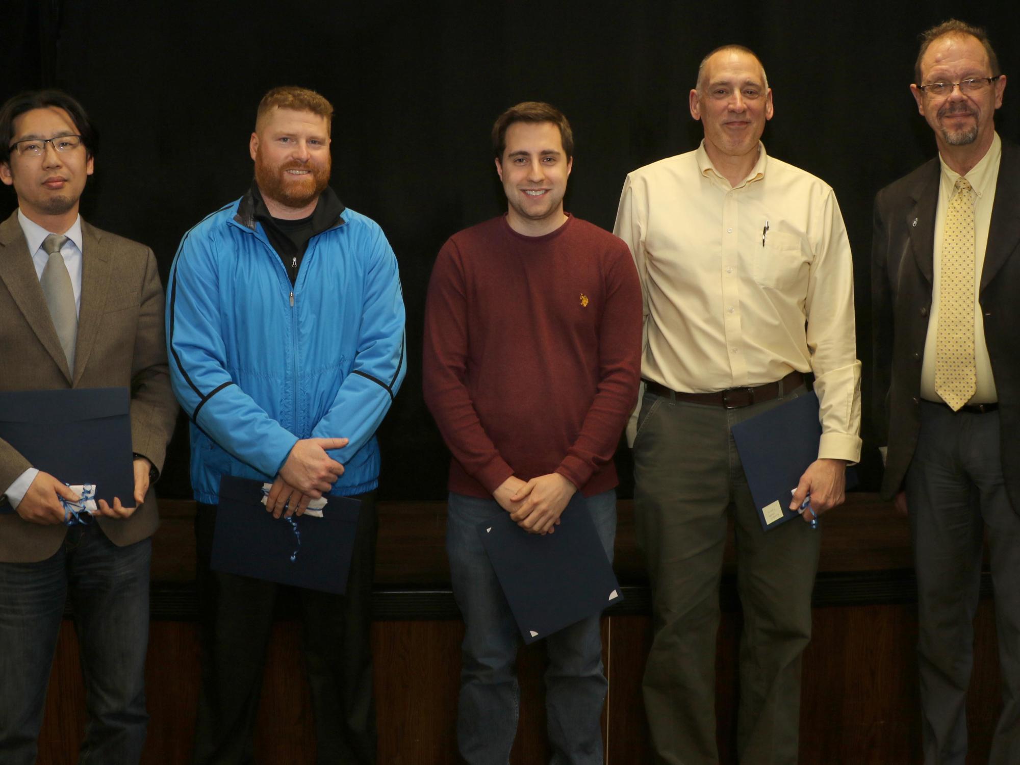 Penn State Hazleton employees were honored for five years of service. 