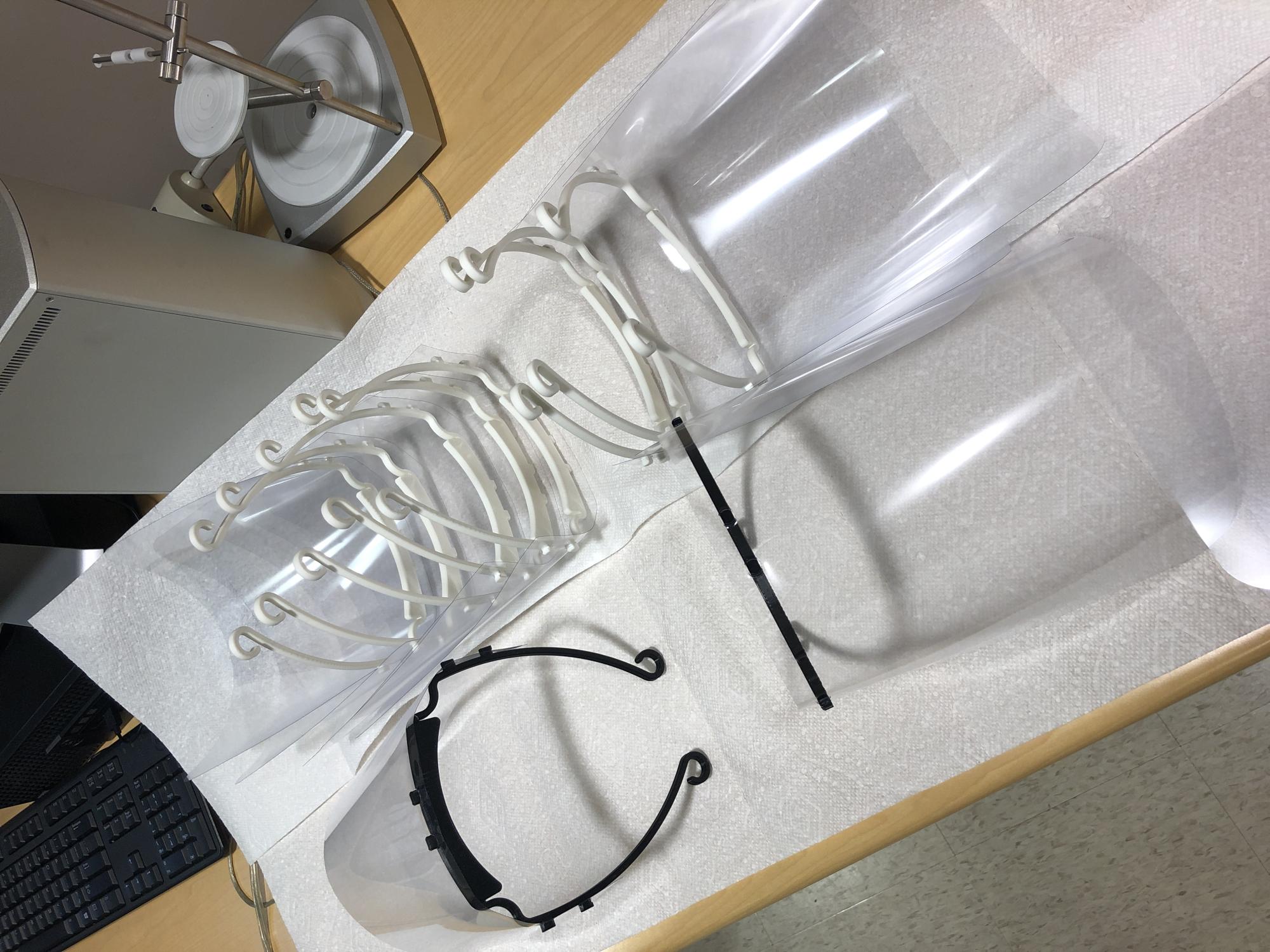 3D printed face shields