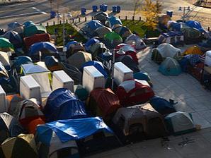 File photo of Nittanyville outside of Beaver Stadium