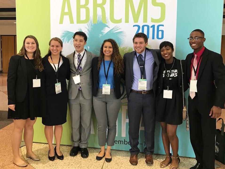 Kandice Pettaway with her research team at the 2016 Annual Biomedical Research Conference for Minority Students