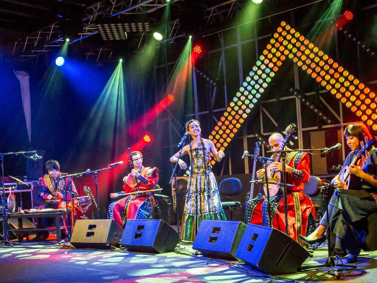 A portrait of the performance group A Moving Sound