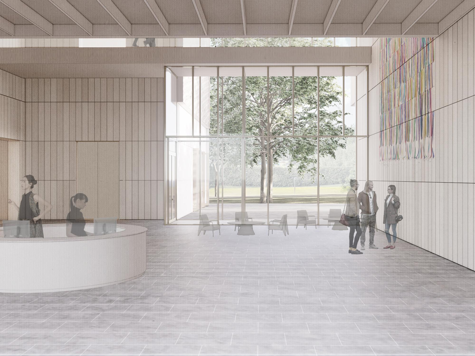 Museum lobby