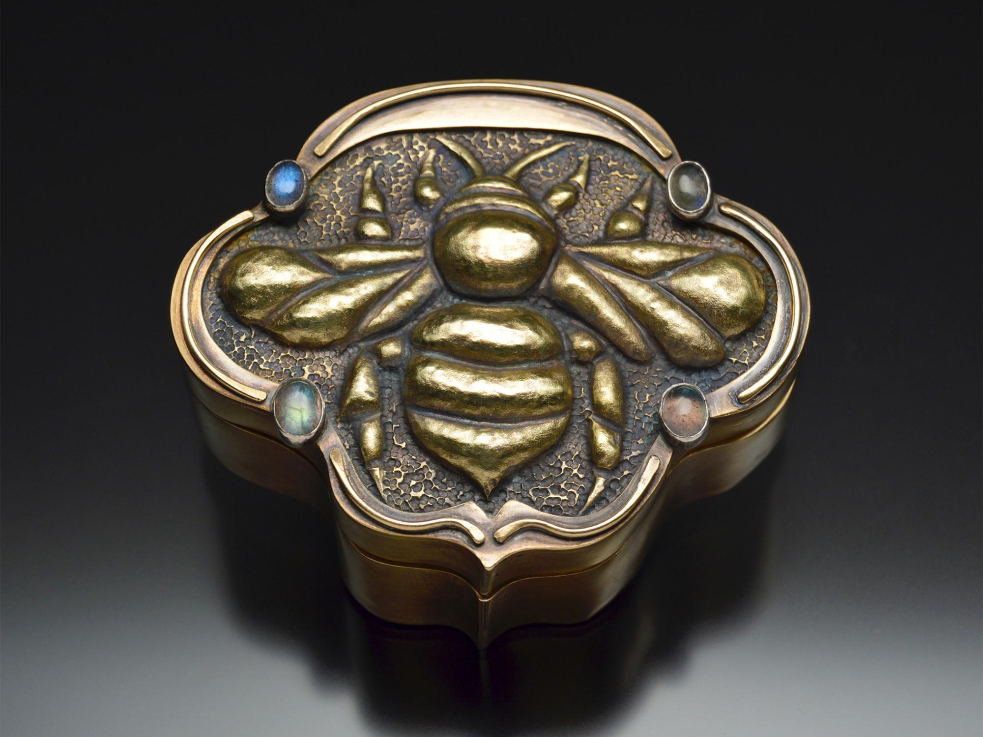 Amy Edwards 'Do Bees Sleep' (2016, fine art metal) 