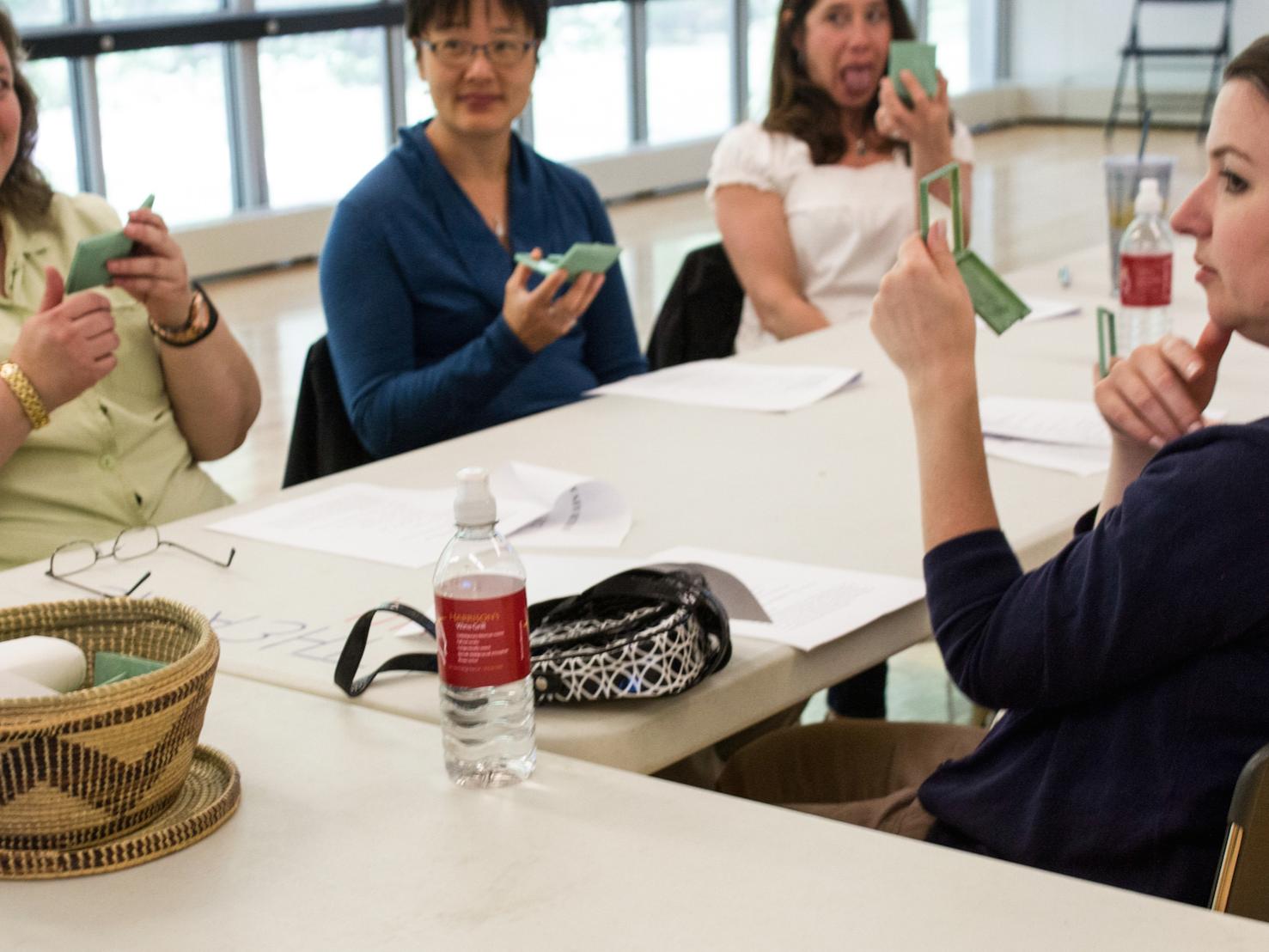 Staff members explored speaking with a British dialect