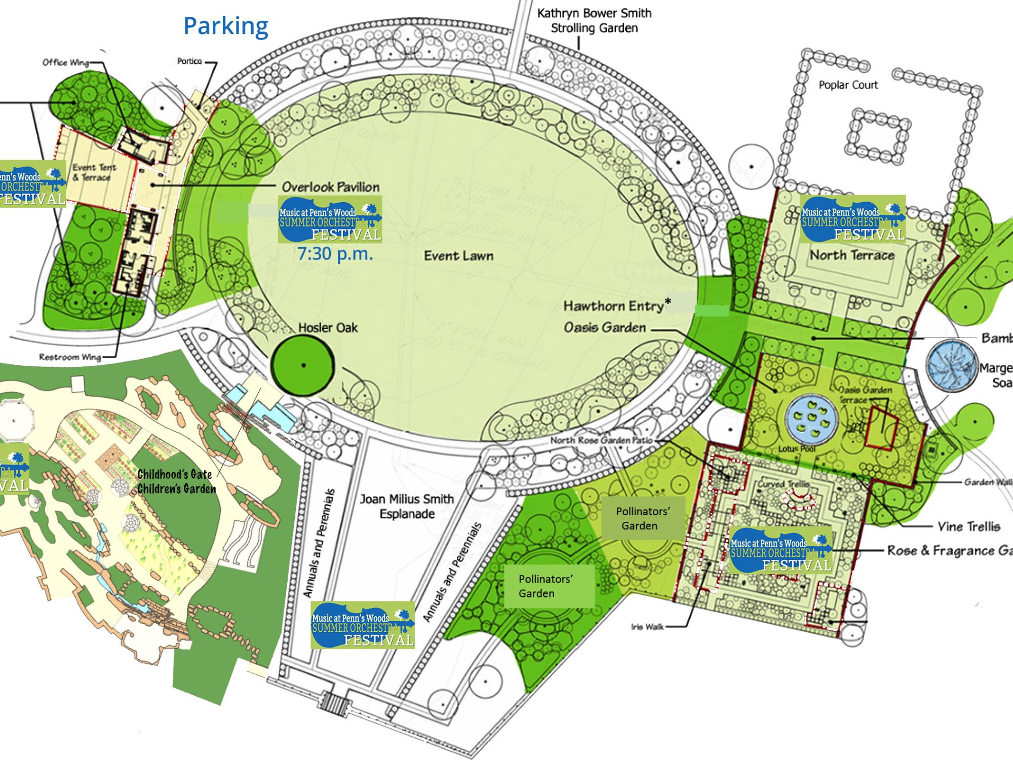 Arboretum Garden Map