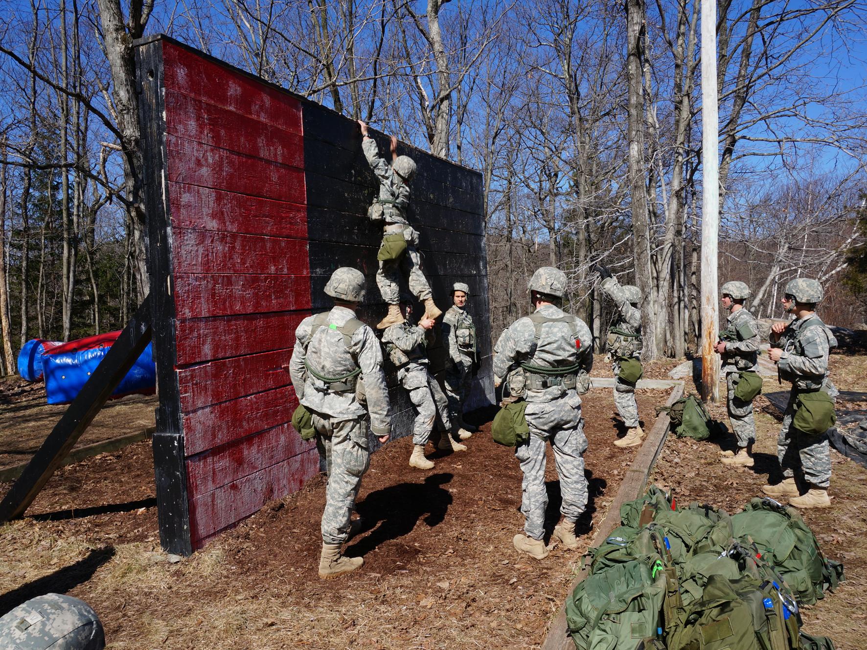 Penn State Army ROTC Ranger Challenge team competes in the 2014 Sandhurst  Military Stakes Competition held at West Point. 