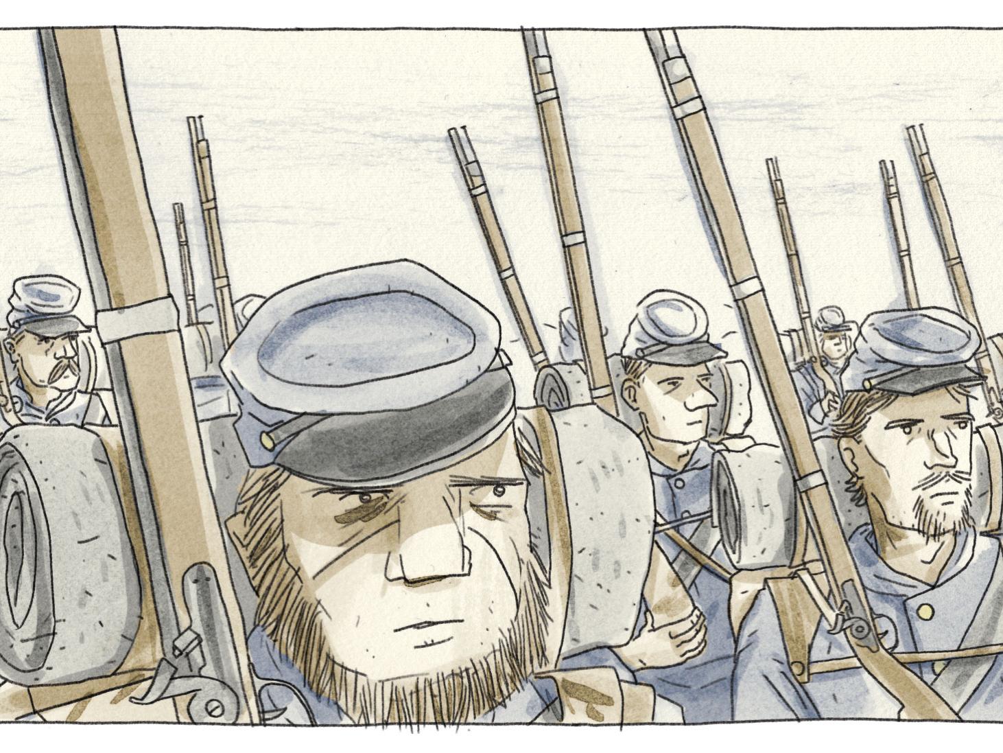 Panel from BATTLE LINES