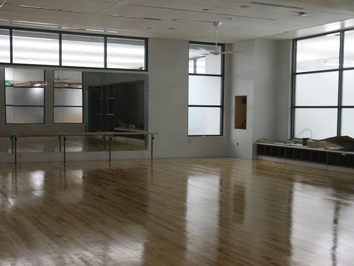 Beaver Athletics and Wellness Center dance studio.
