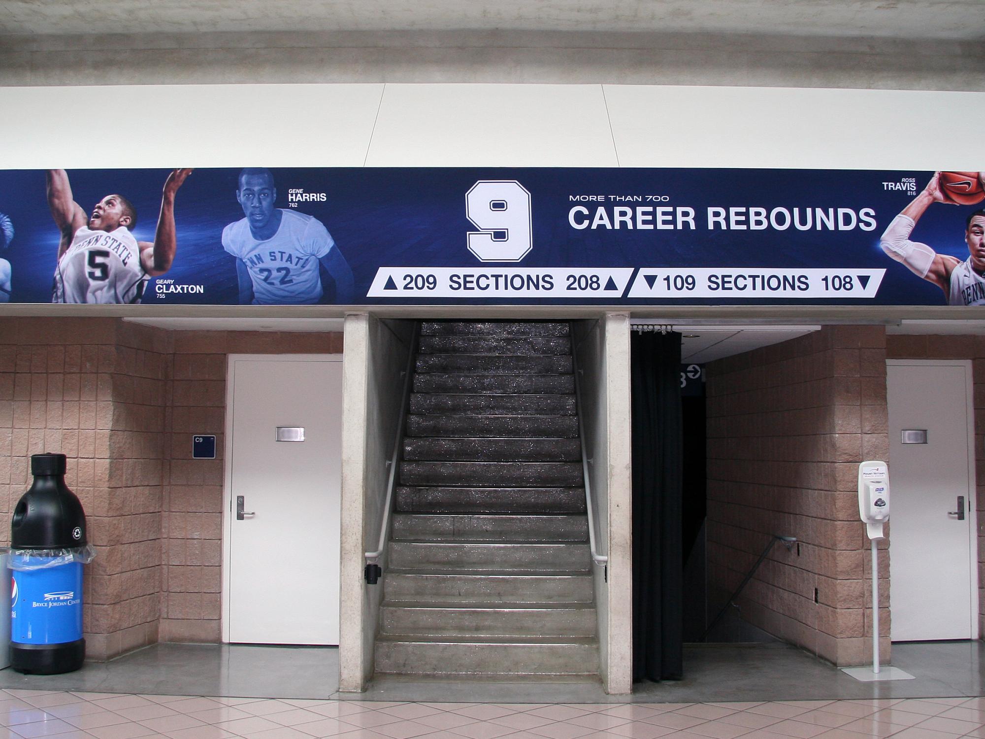 Photo of Portal 9 with the new portal graphics installed.