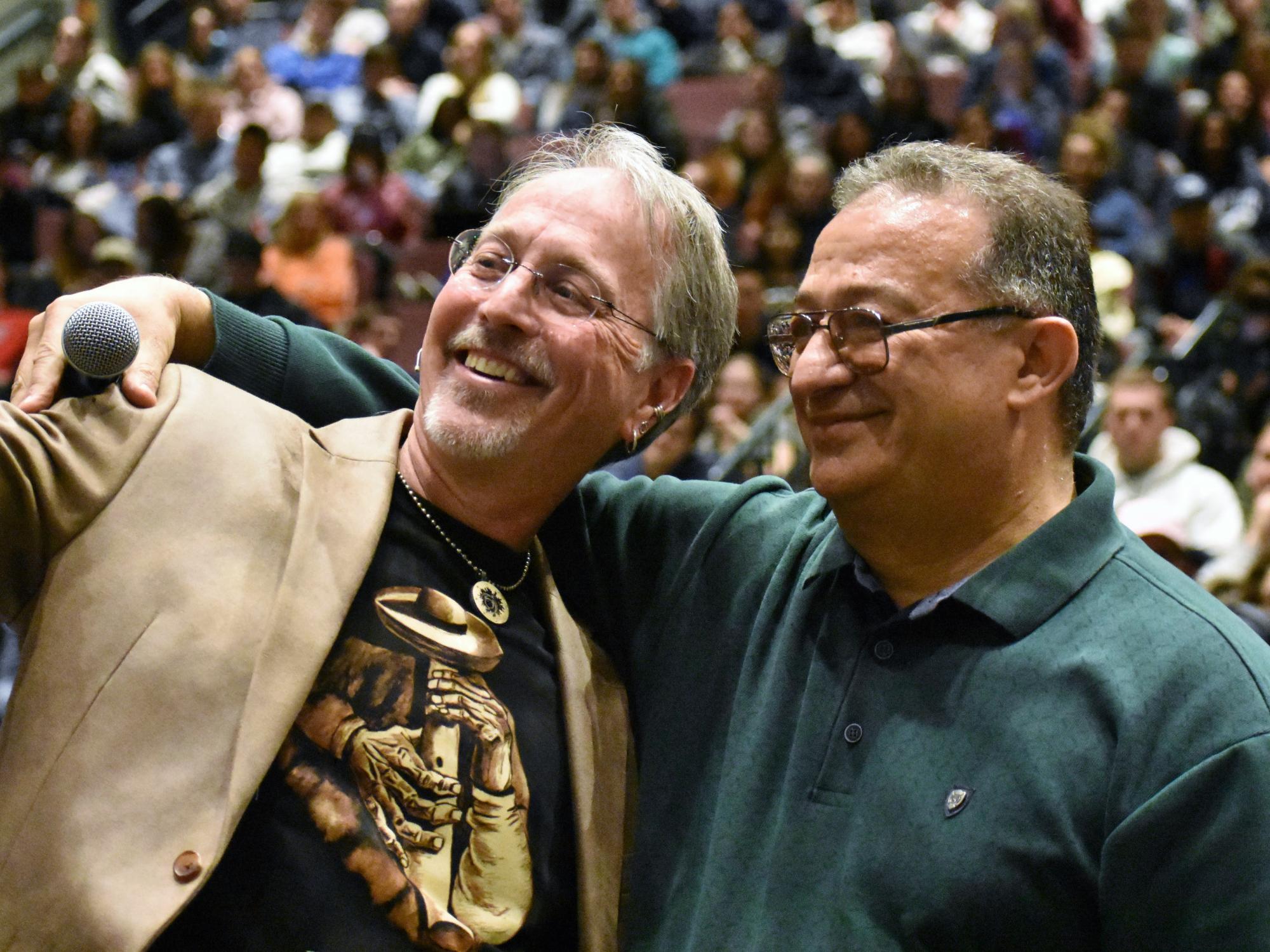 Professor Sam Richards and Basim Razzo