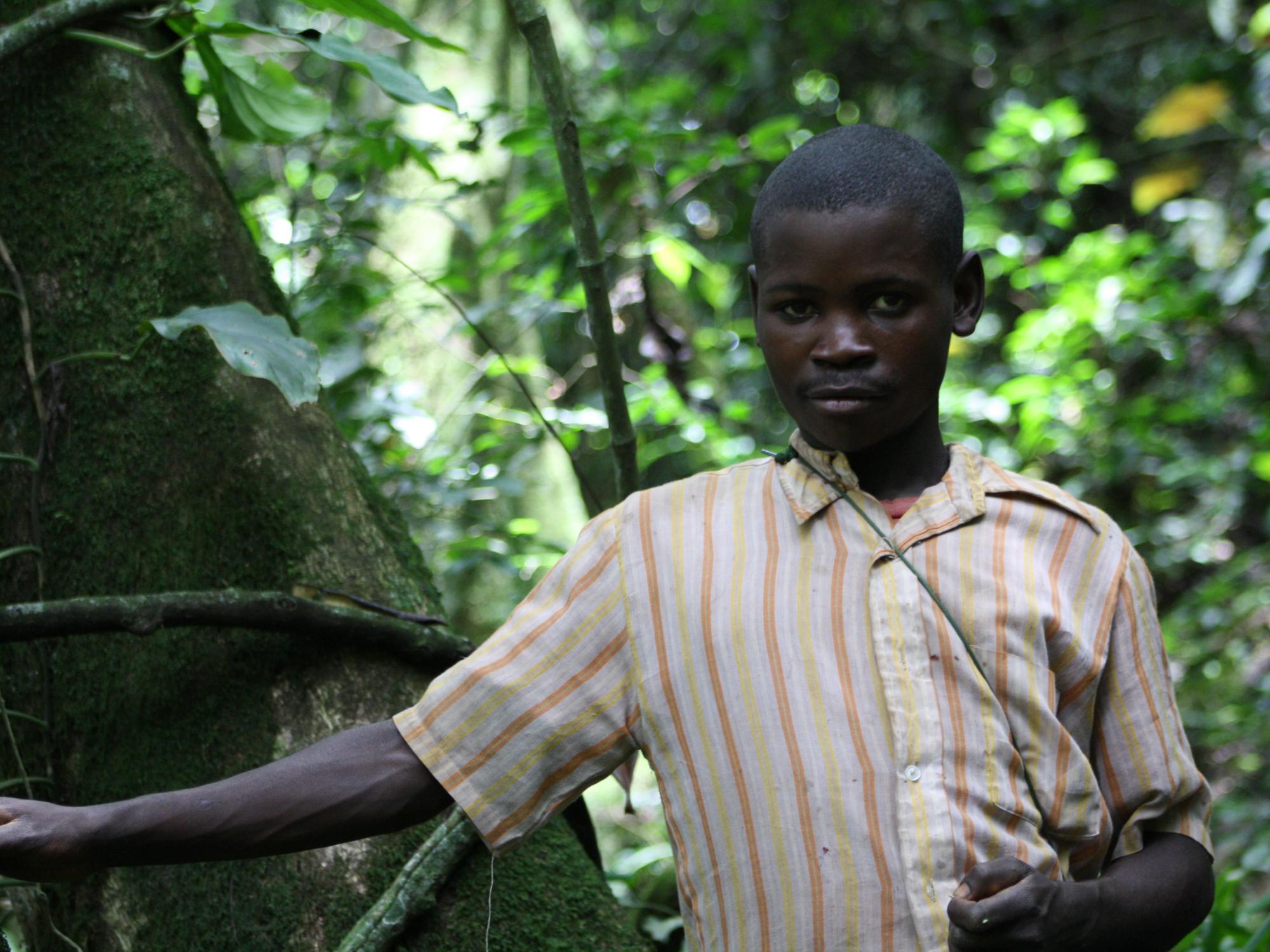 Batwa young man