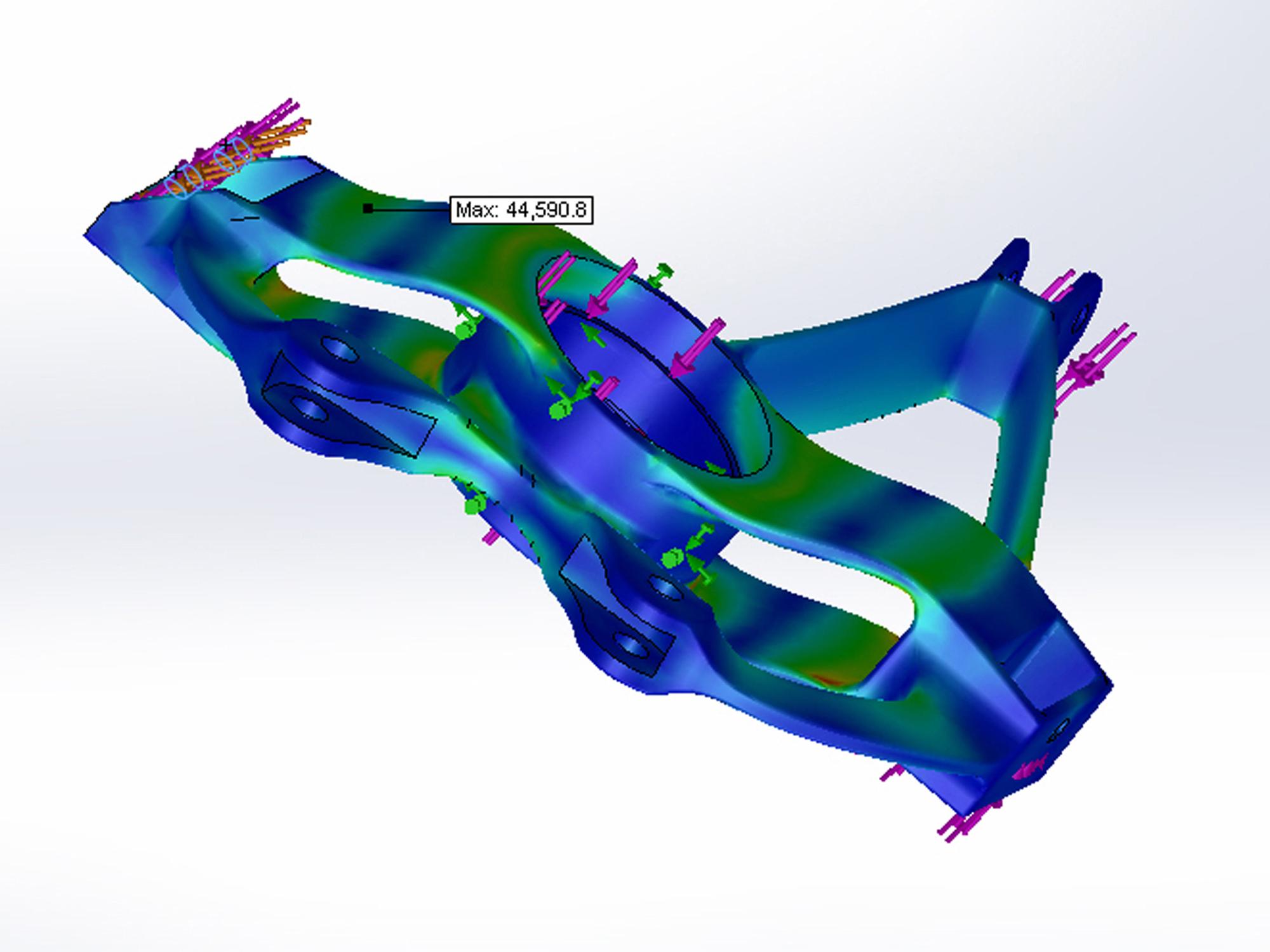 Cad model - strut