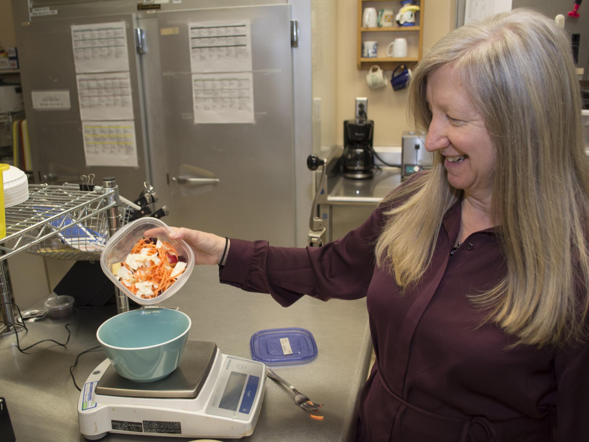 Amy Ciccarella in the kitchen