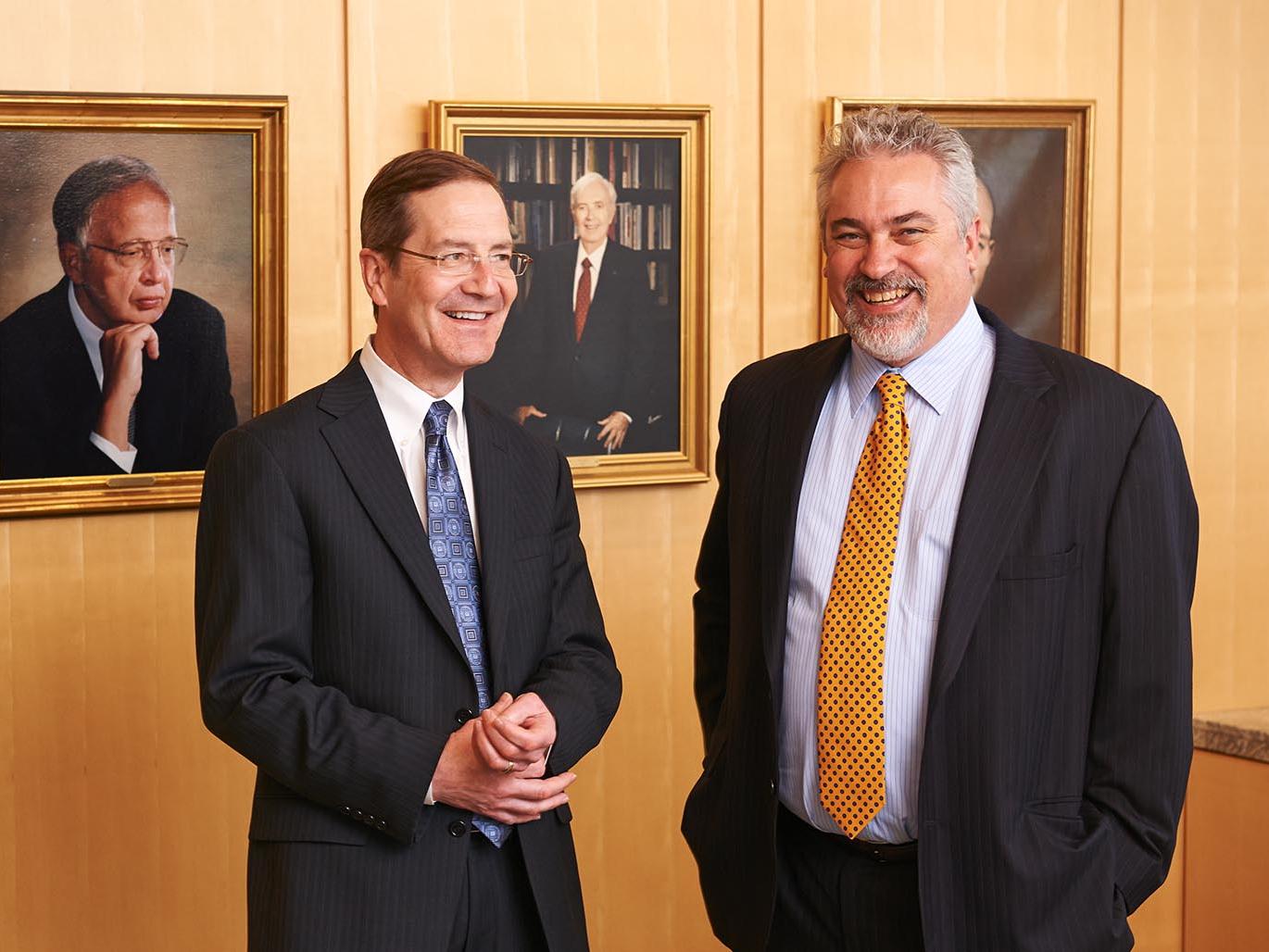 Smeal Dean Charles Whiteman and Smeal For the Future Campaign Committee member Steve Reeves '81