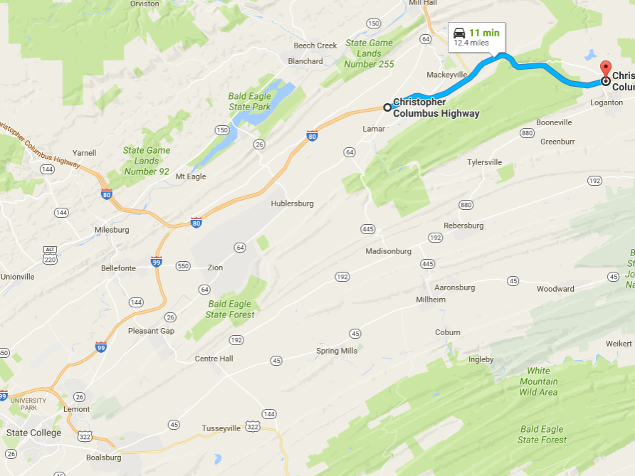 Construction will lead to delays on I-80 between exits 185 and 173 in Clinton County, Pa.