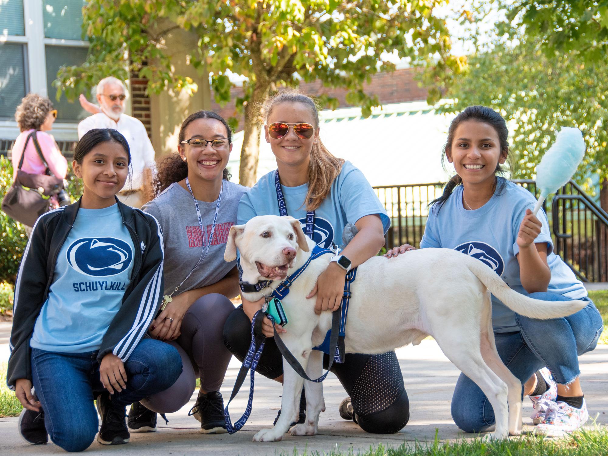 A group of Penn State Schuylkill students.