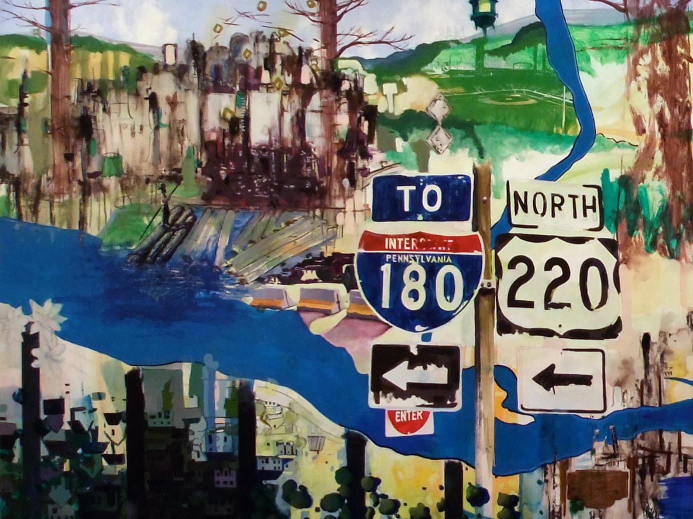 Oil painting by Chad Andrews