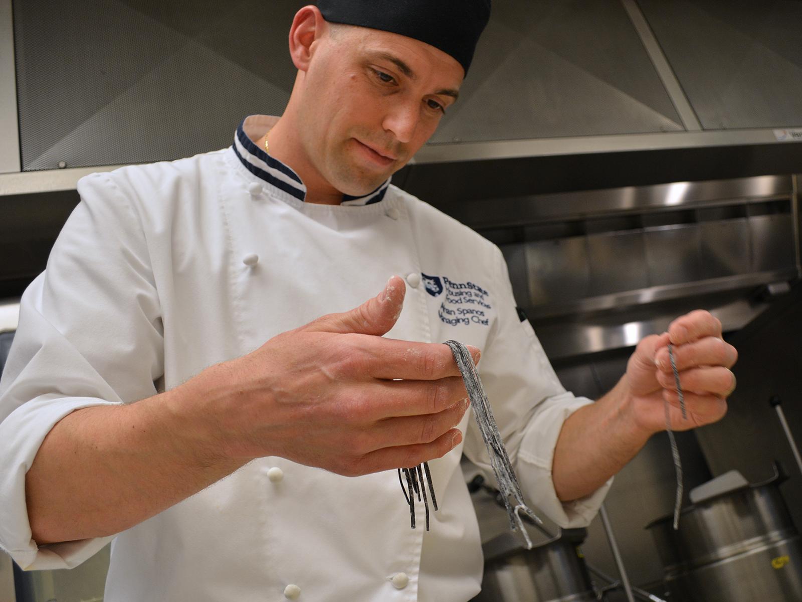 Chef Athan Preparing Meal