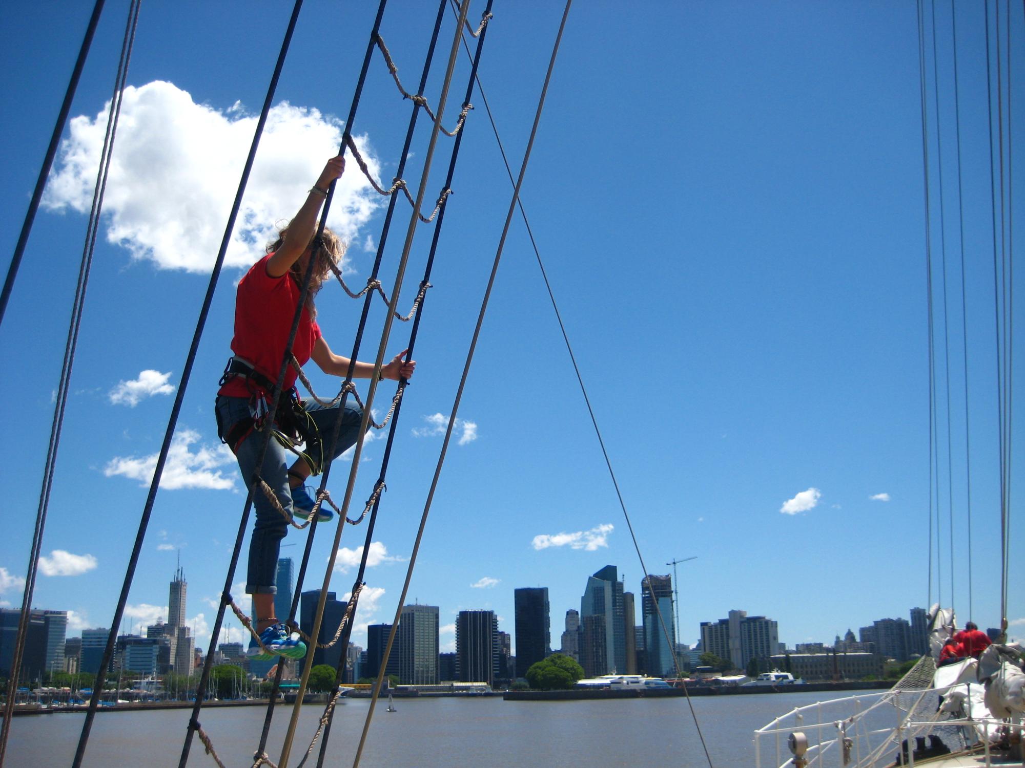 The Gulden Leeuw arrives in Buenos Aires