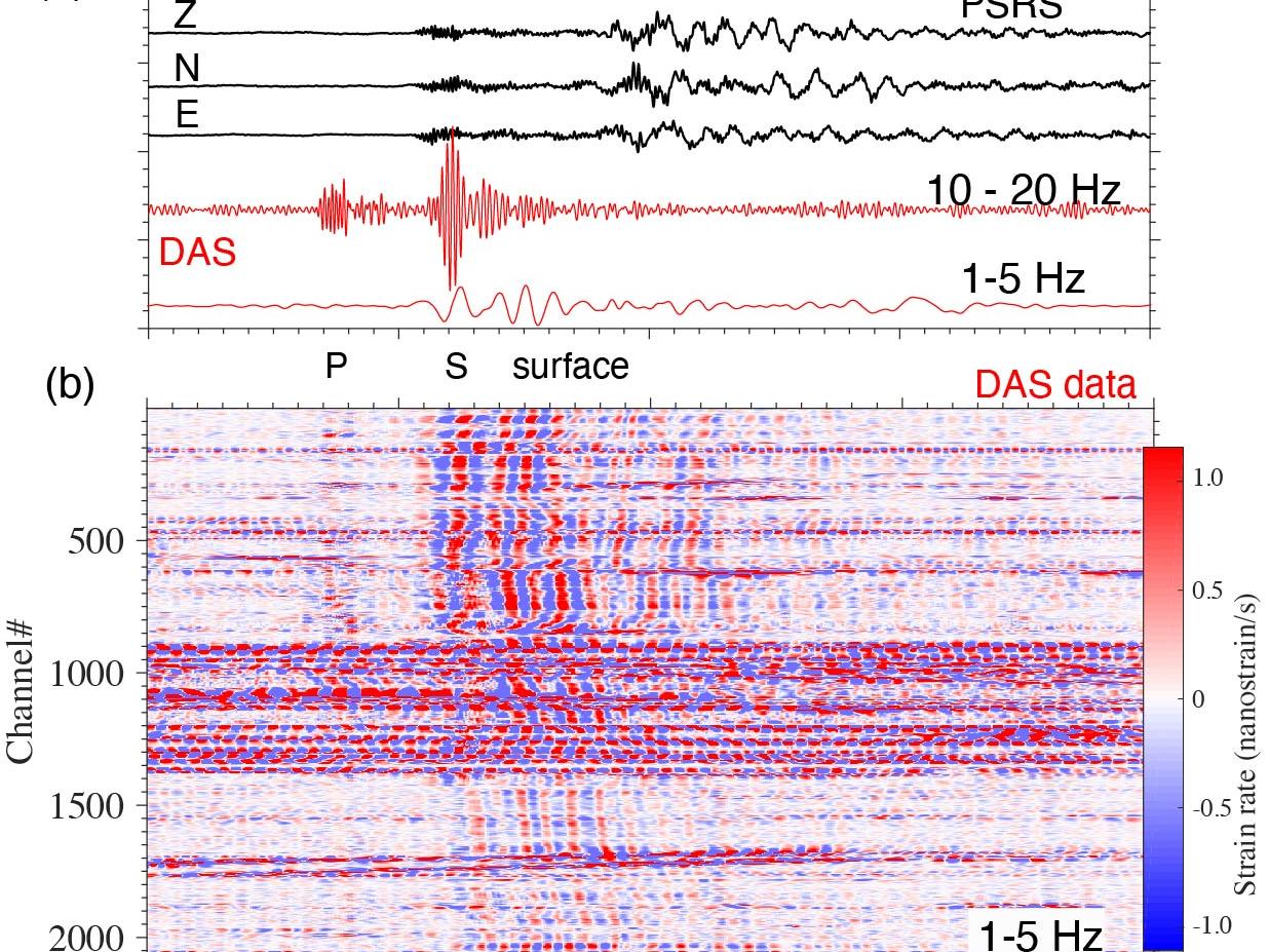 Recording example from a local mining blast.