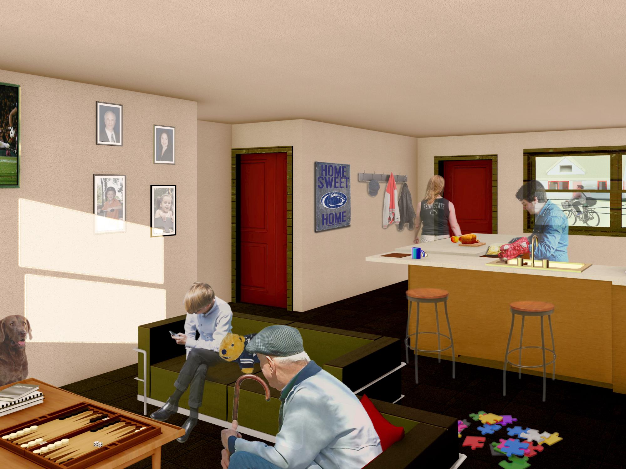 Interior rendering 