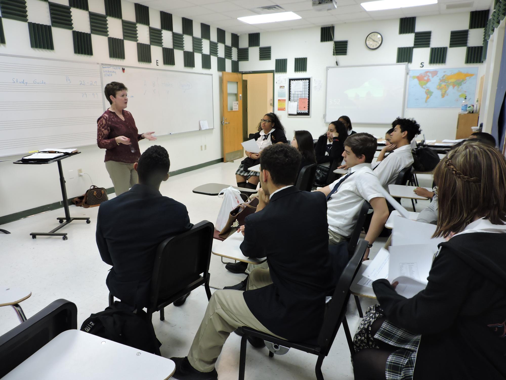 Sandy Kile teaching