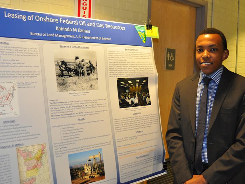Kahindo Kamau at poster exhibition