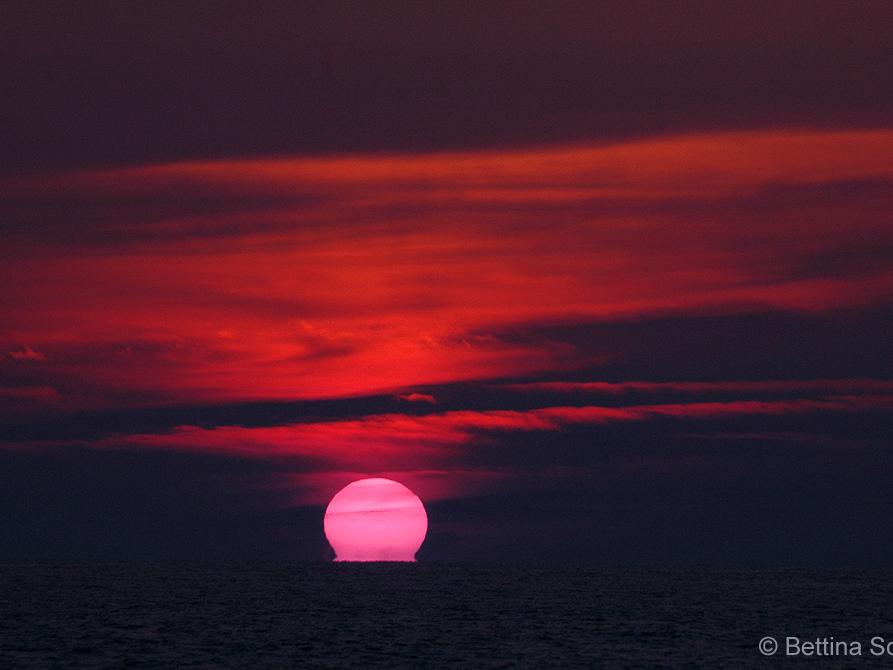 sunset on Atlantic Ocean