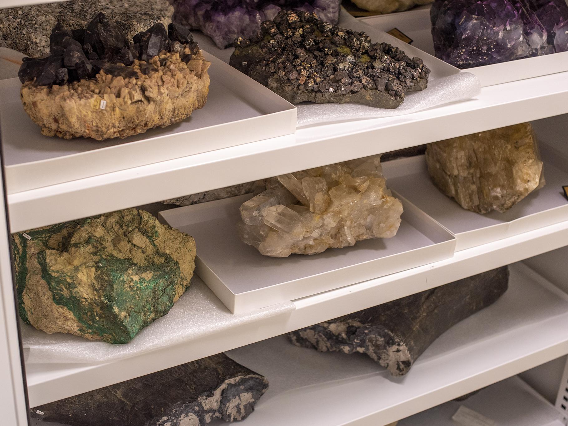 Some of the items in the Museum & Art Gallery -- including rocks and minerals -- require humidity and other controls to avoid becoming damaged. 