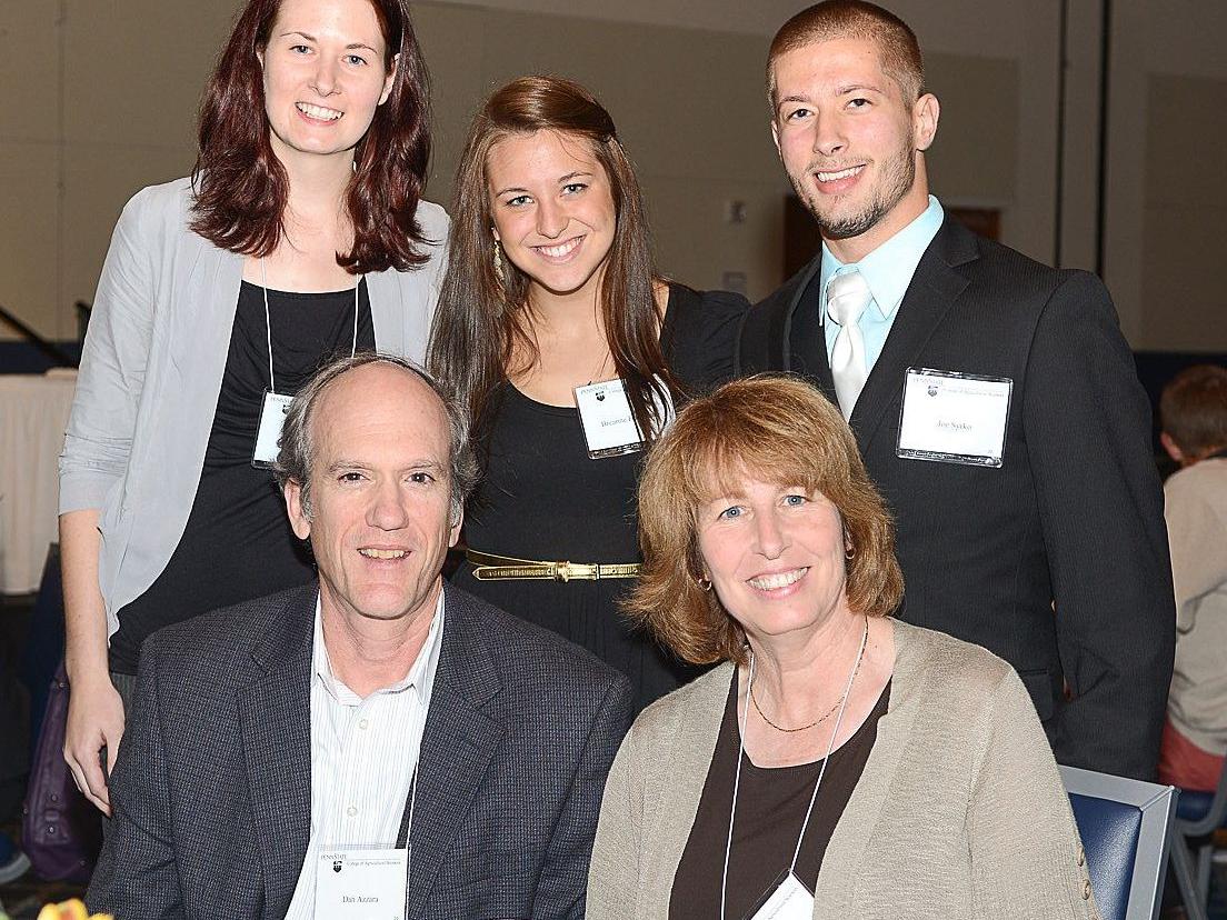 Dan and Wendy Azzara with students