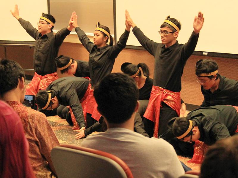 Dancers at the EMS International Culture Night