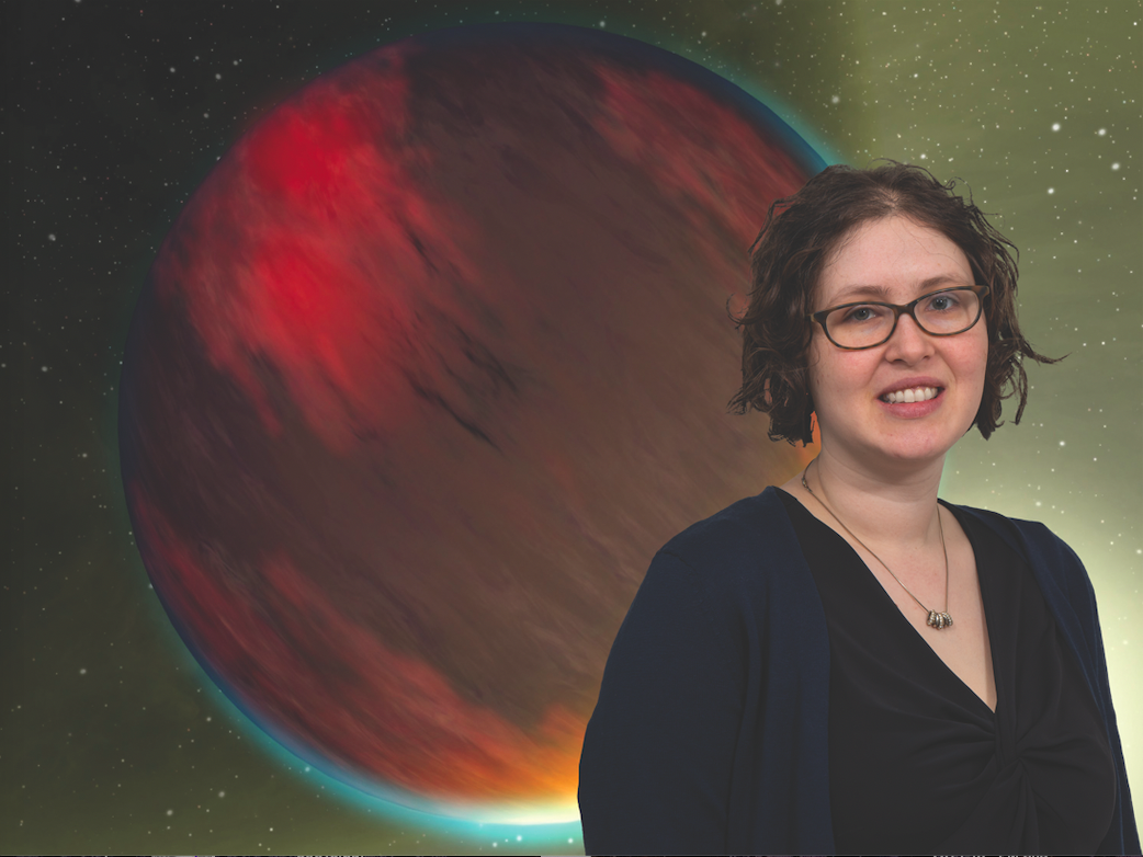 Astrophysicist Rebekah Dawson and a "hot Jupiter"