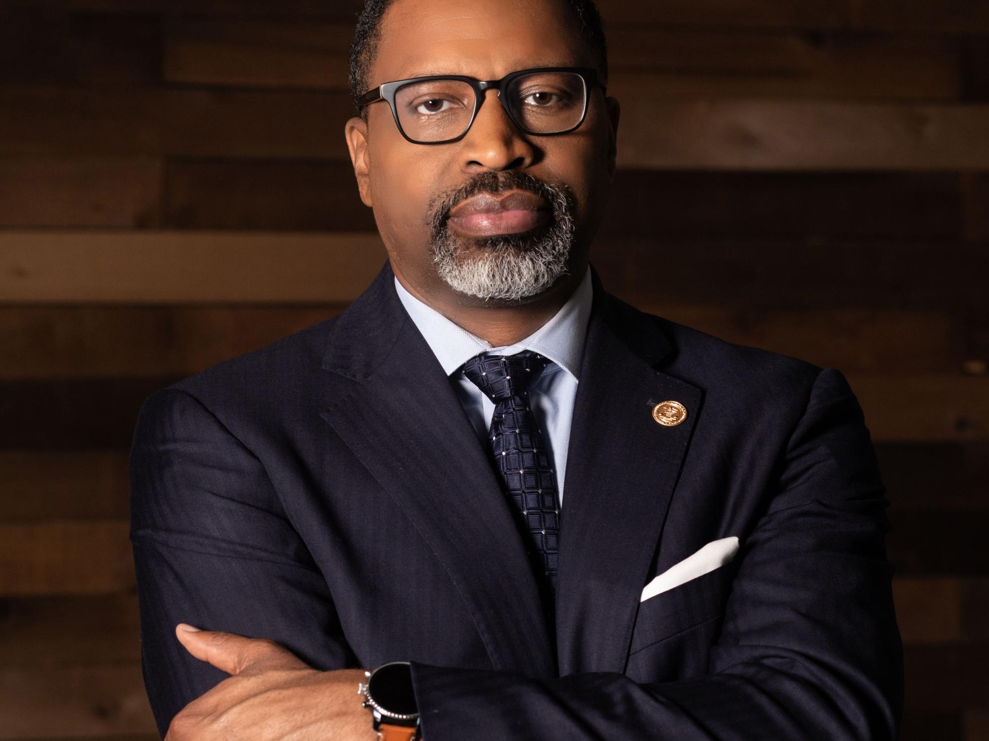 Derrick Johnson, president and chief executive officer of the National Association for the Advancement of Colored People (NAACP)