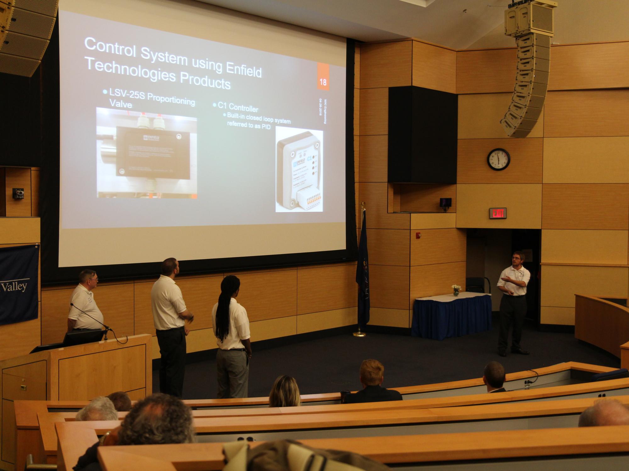 Photo of WKI team presenting