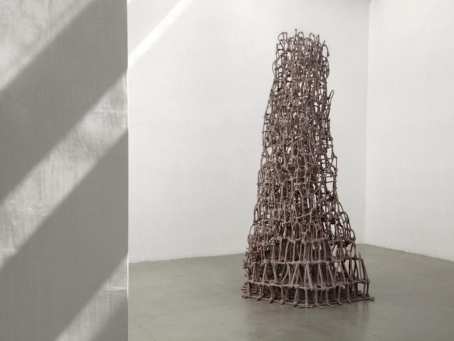  Doyenne, 2015  82" x 42" x 37", clay