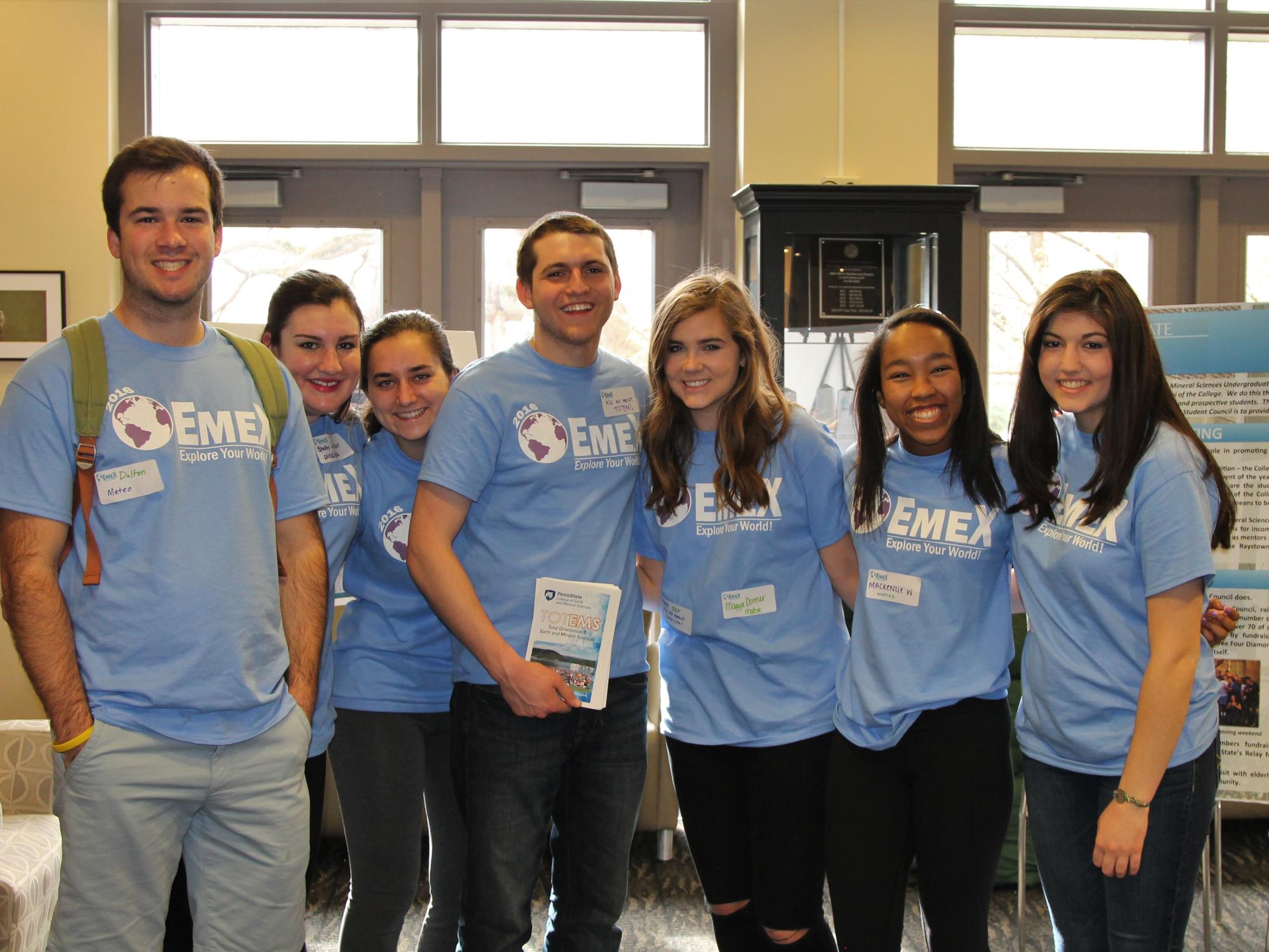 students posing for photo