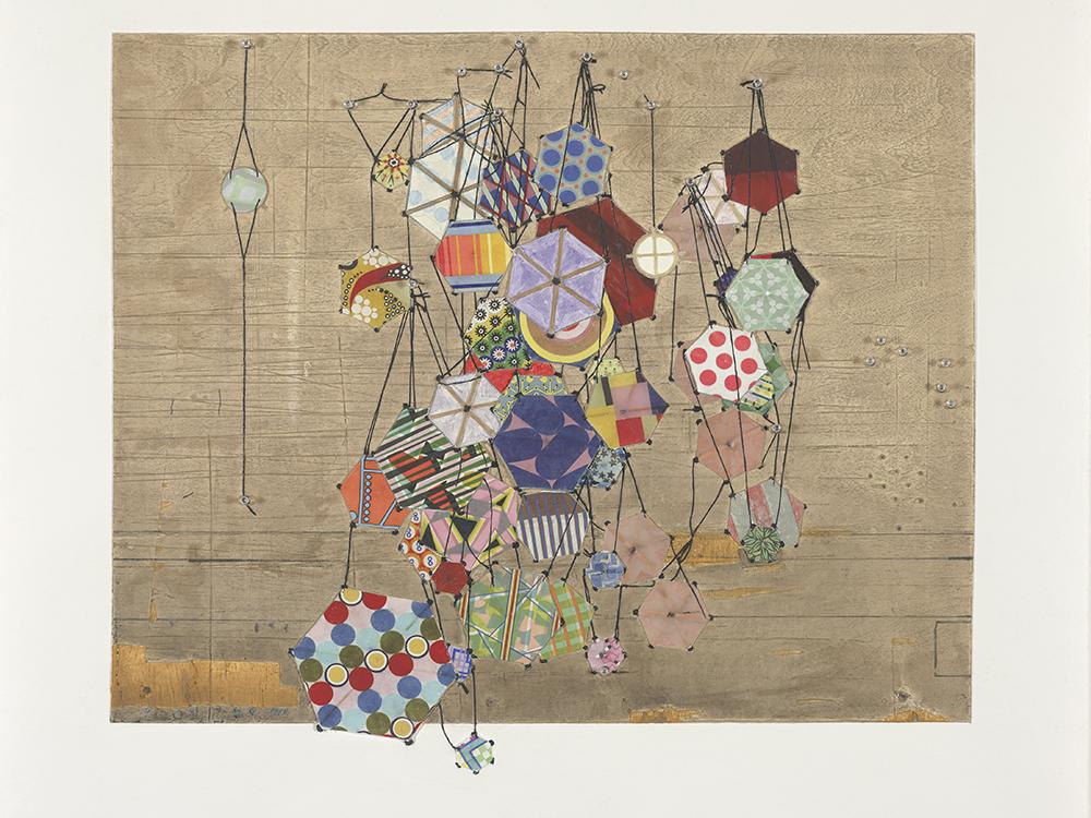 Jacob Hashimoto, Tiny Rooms and Tender Promises, 2016