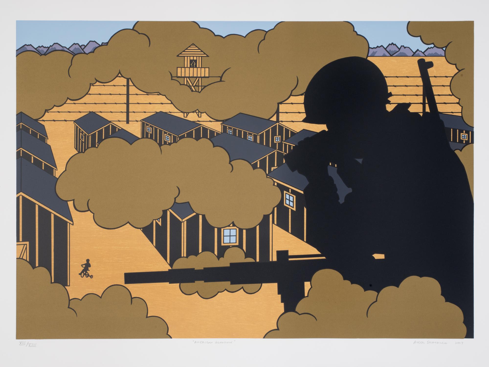 Roger Shimomura, American Guardian, 2007
