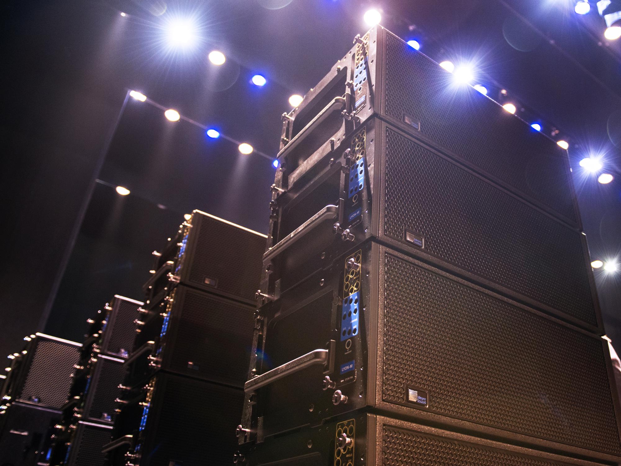 Eisenhower Auditorium speakers